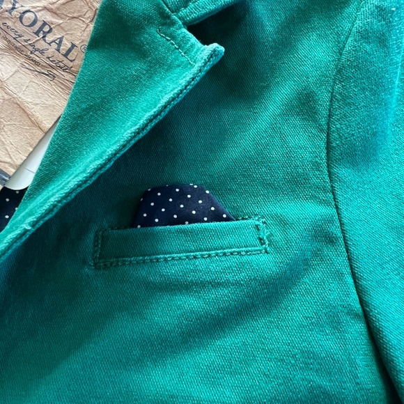 New Boys Mayoral Green Sport coat Blazer - Picture 5 of 8